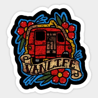 Vanlife van Sticker